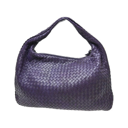 Bottega Veneta Veneta Hobo Intrecciato Nappa, Purple, Leather, Handbag