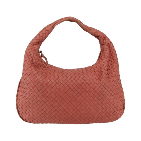 Bottega Veneta Veneta Hobo Intrecciato Nappa, Pink, Leather, Shoulder Bag