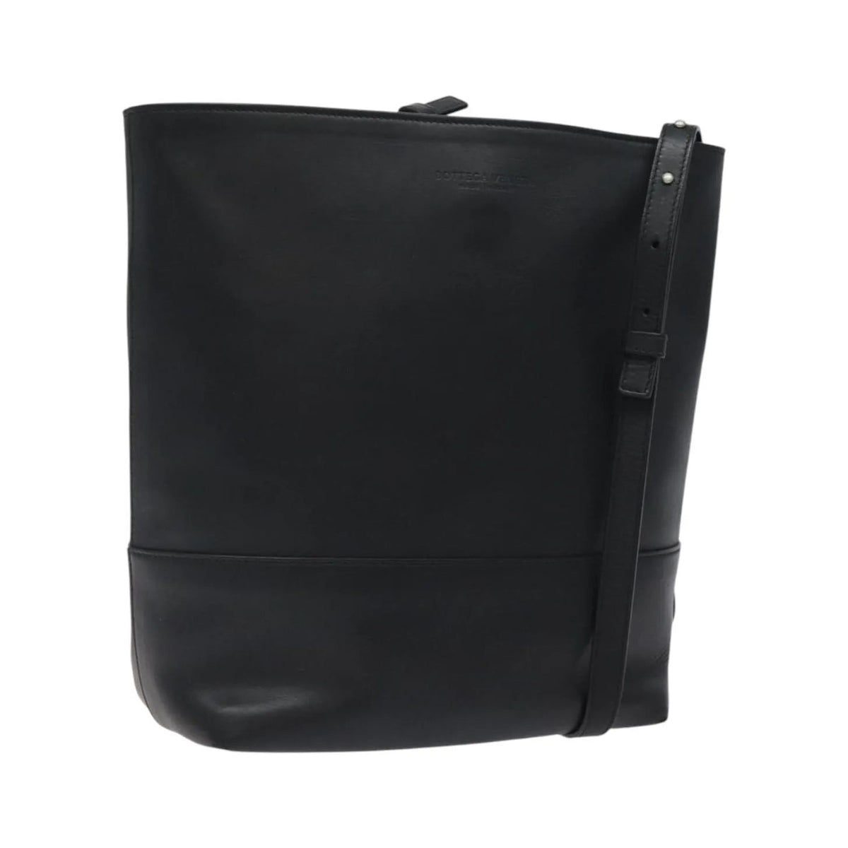 Bottega Veneta Vintage Leather, Black, Leather, Shoulder Bag