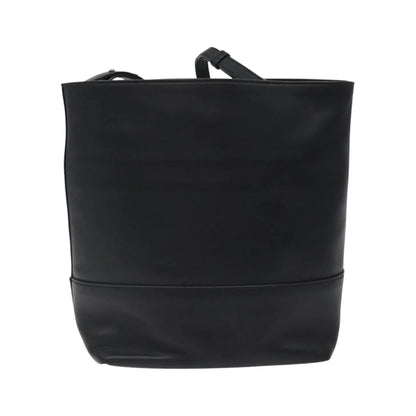 Bottega Veneta Vintage Leather, Black, Leather, Shoulder Bag