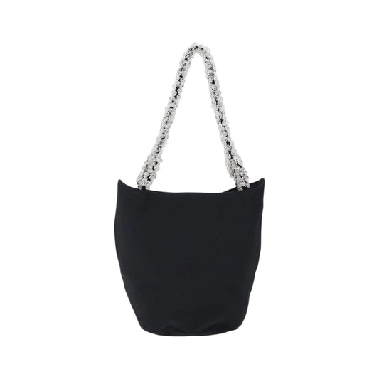 Bottega Veneta Vintage Nylon, Black, Nylon, Handbag