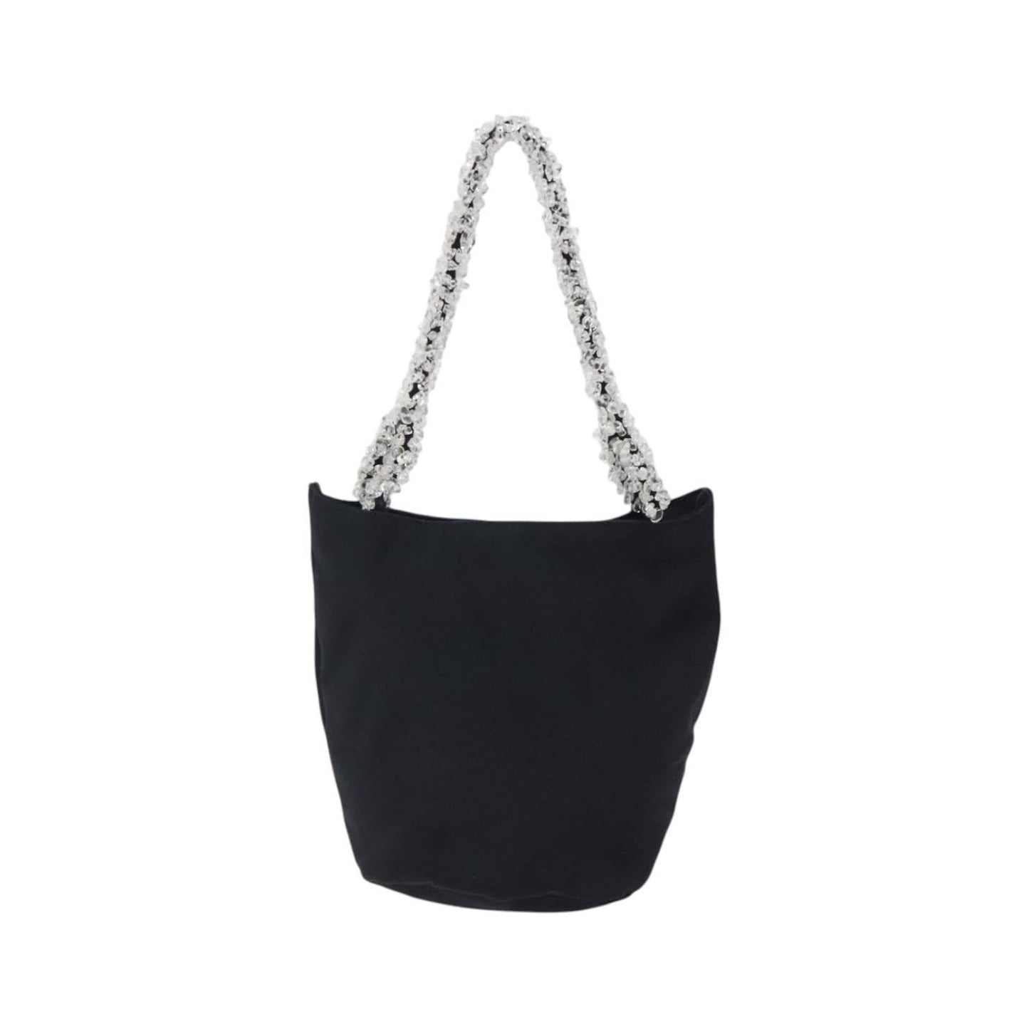 Bottega Veneta Vintage Nylon, Black, Nylon, Handbag
