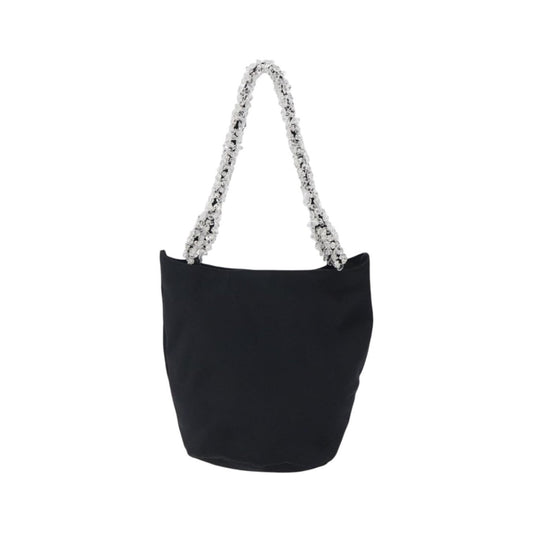Bottega Veneta Vintage Nylon, Black, Nylon, Handbag