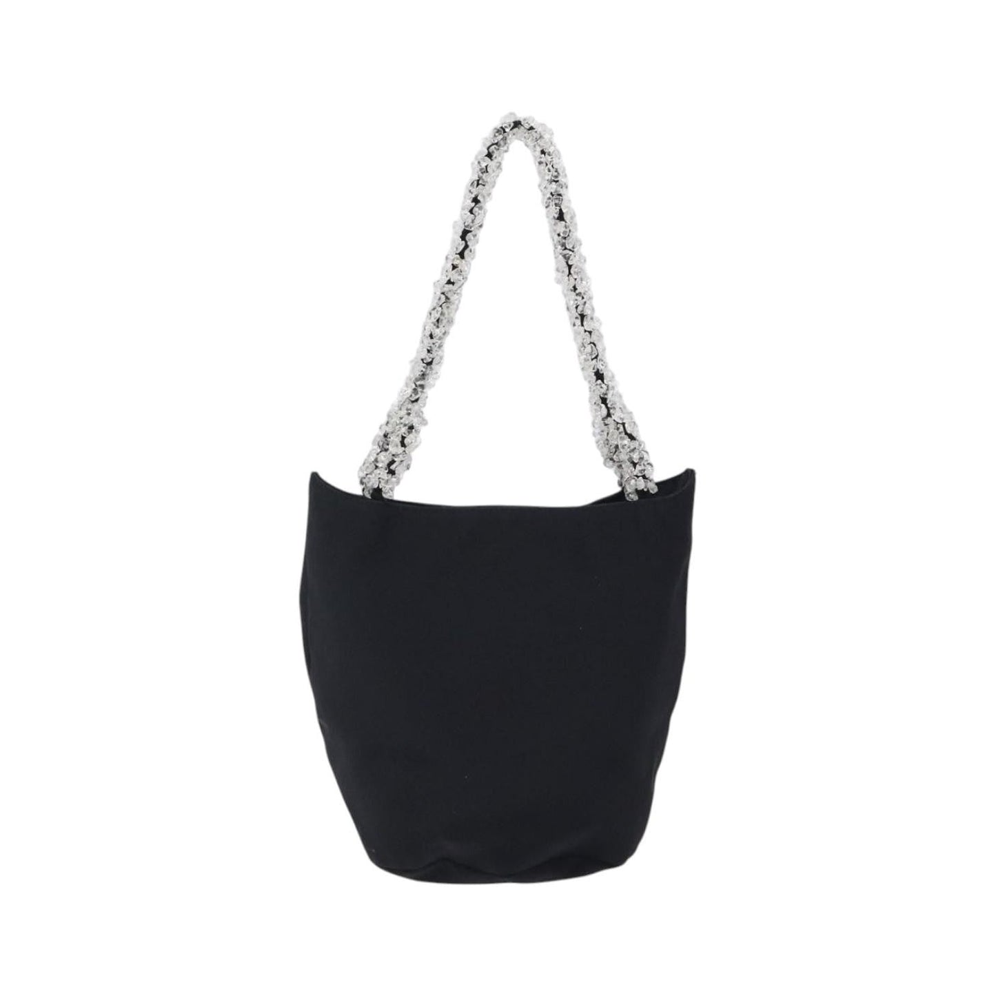 Bottega Veneta Vintage Nylon, Black, Nylon, Handbag