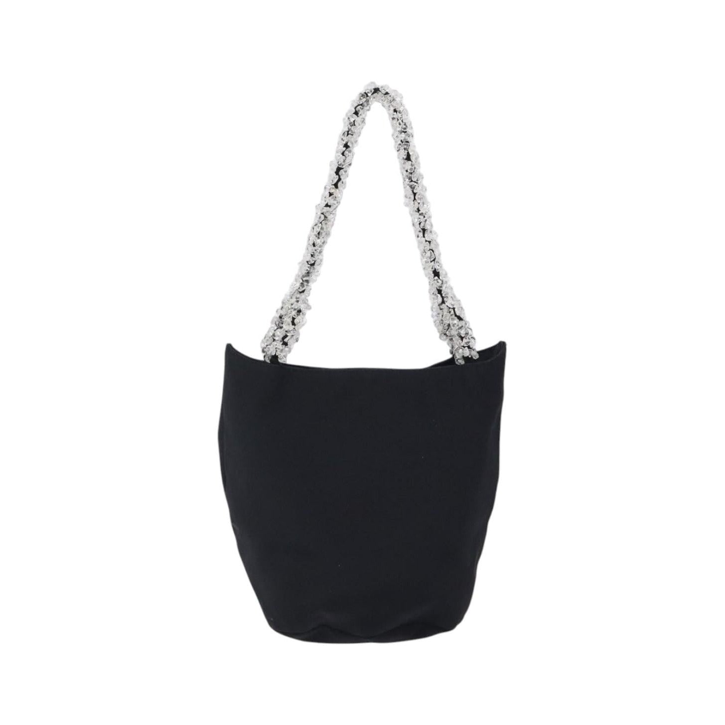 Bottega Veneta Vintage Nylon, Black, Nylon, Handbag
