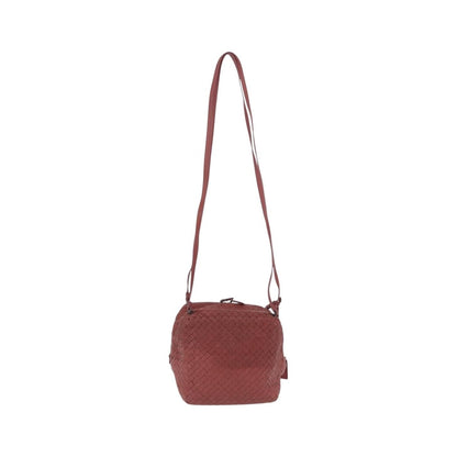 Bottega Veneta Zip Cube Messenger Intrecciato Nappa, Brown, Leather, Shoulder Bag