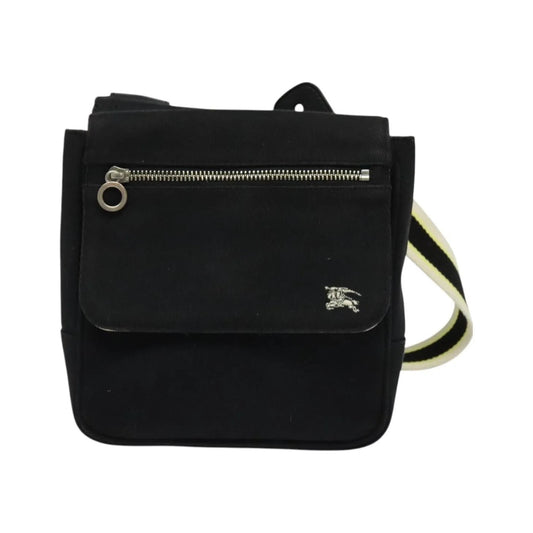 Burberry Blue Label Canvas, Black, Canvas, Shoulder Bag