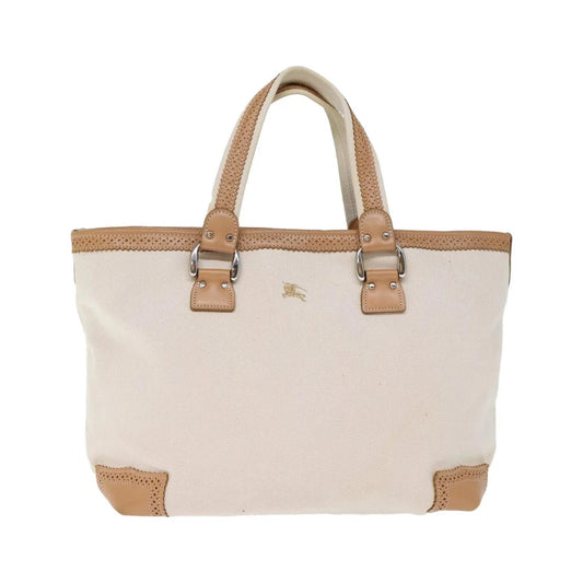 Burberry Blue Label Canvas, Beige, Canvas, Tote Bag