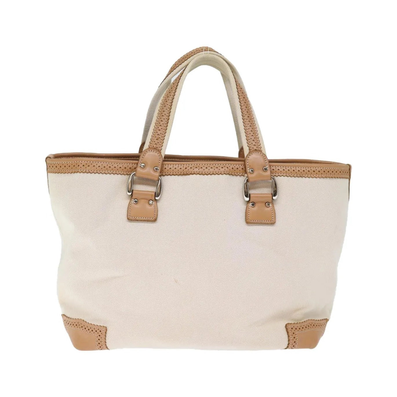 Burberry Blue Label Canvas, Beige, Canvas, Tote Bag