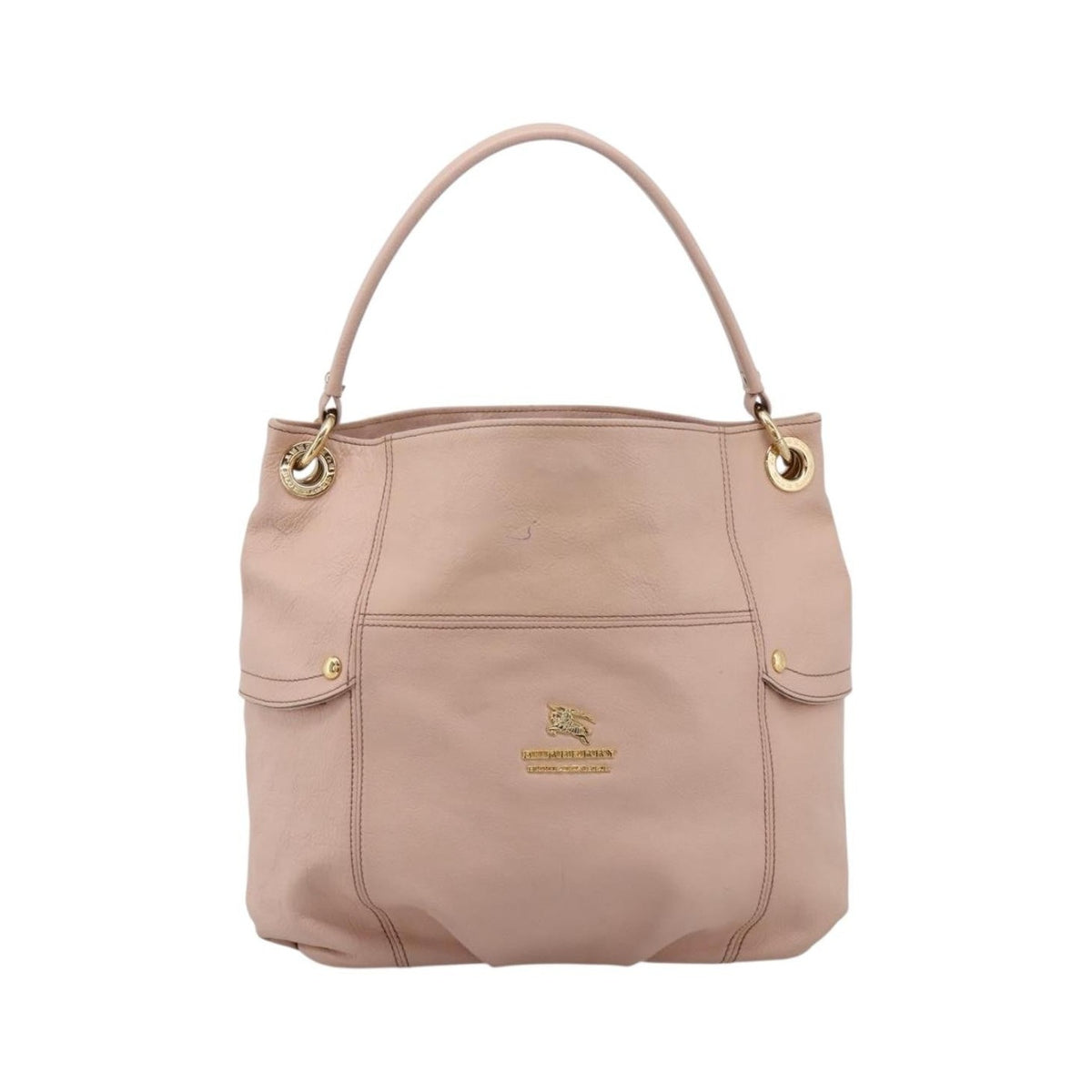 Burberry Blue Label Leather, Pink, Leather, Shoulder Bag