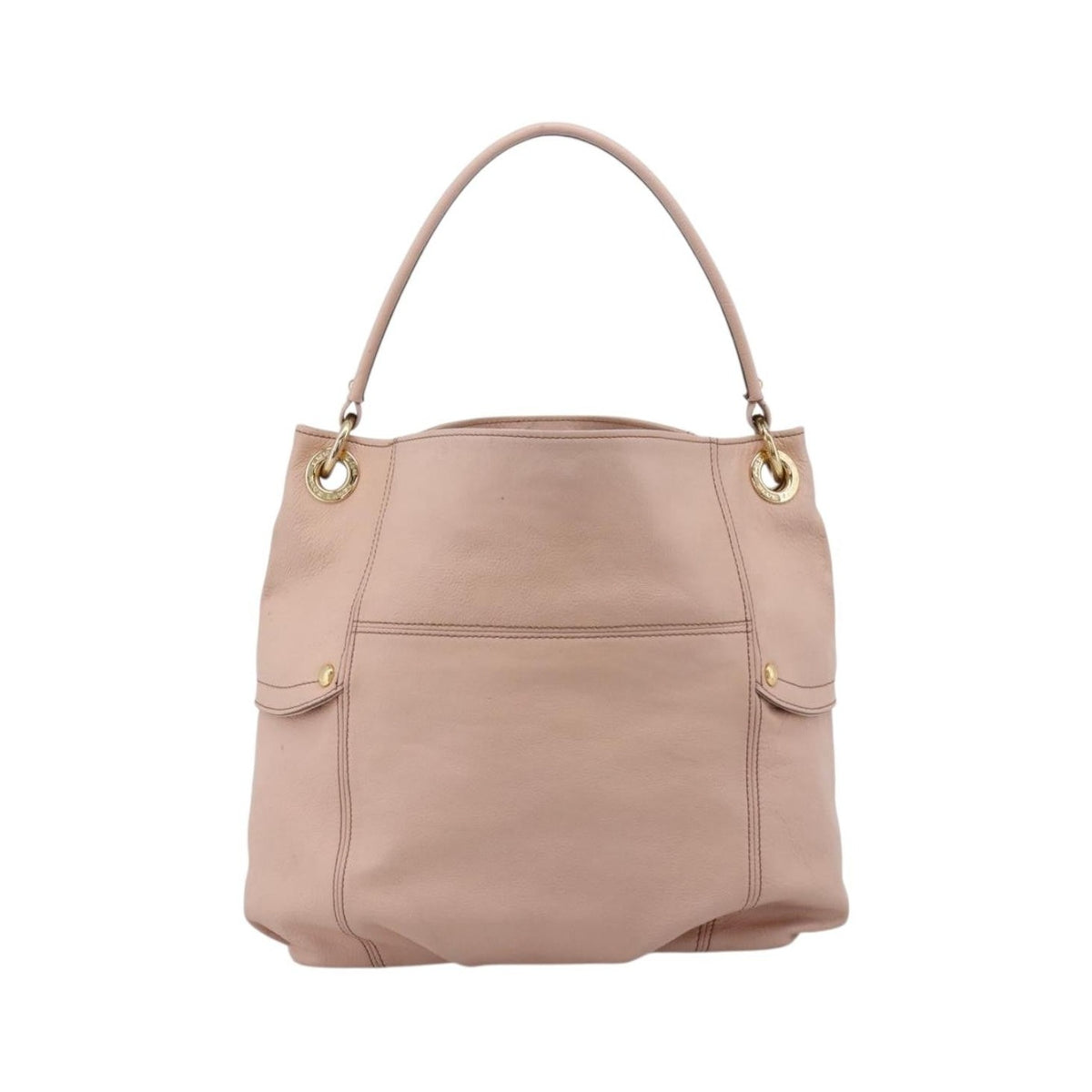 Burberry Blue Label Leather, Pink, Leather, Shoulder Bag