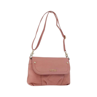 Burberry Blue Label Nylon, Pink, Leather, Shoulder Bag