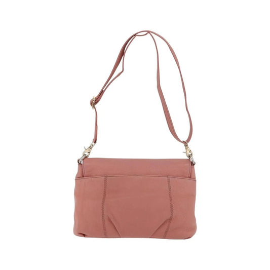Burberry Blue Label Nylon, Pink, Leather, Shoulder Bag