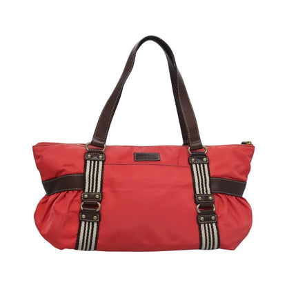 Burberry Blue Label Nylon, Red, Nylon, Tote Bag