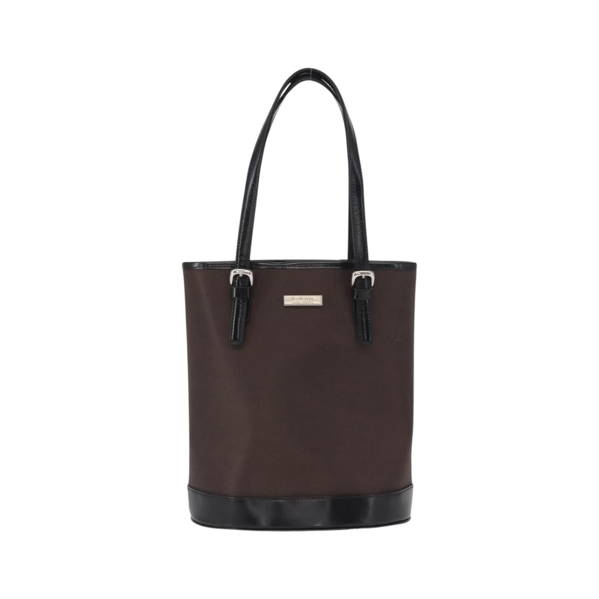 Burberry Blue Label Nylon, Brown, Nylon, Tote Bag