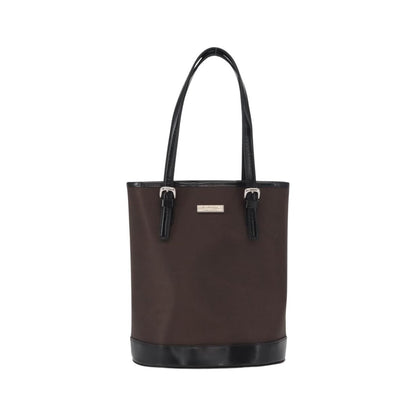 Burberry Blue Label Nylon, Brown, Nylon, Tote Bag