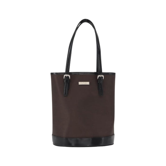 Burberry Blue Label Nylon, Brown, Nylon, Tote Bag