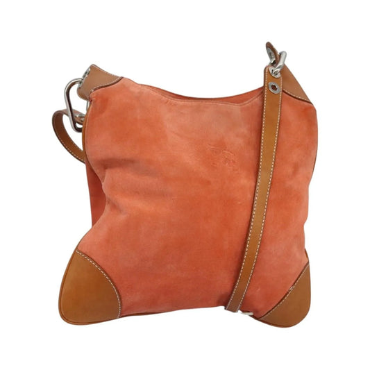 Burberry Blue Label Suede, Orange, Suede, Shoulder Bag