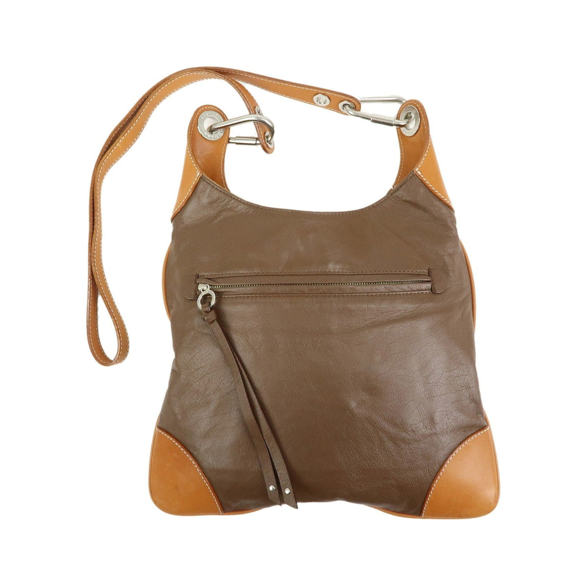 Burberry Blue Label Suede, Brown, Suede, Shoulder Bag