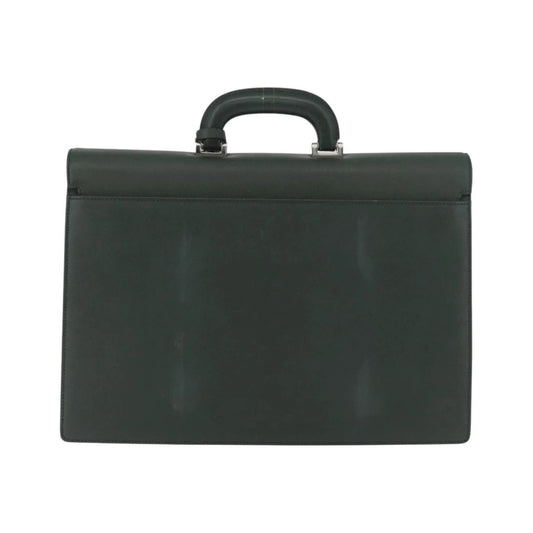 Burberry Briefcase Leather, Green, Leather, Briefcase