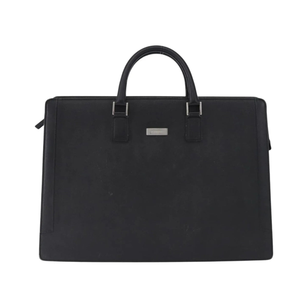 Burberry BUSINESS BLACK LEATHER, Black, Leather, Briefcase