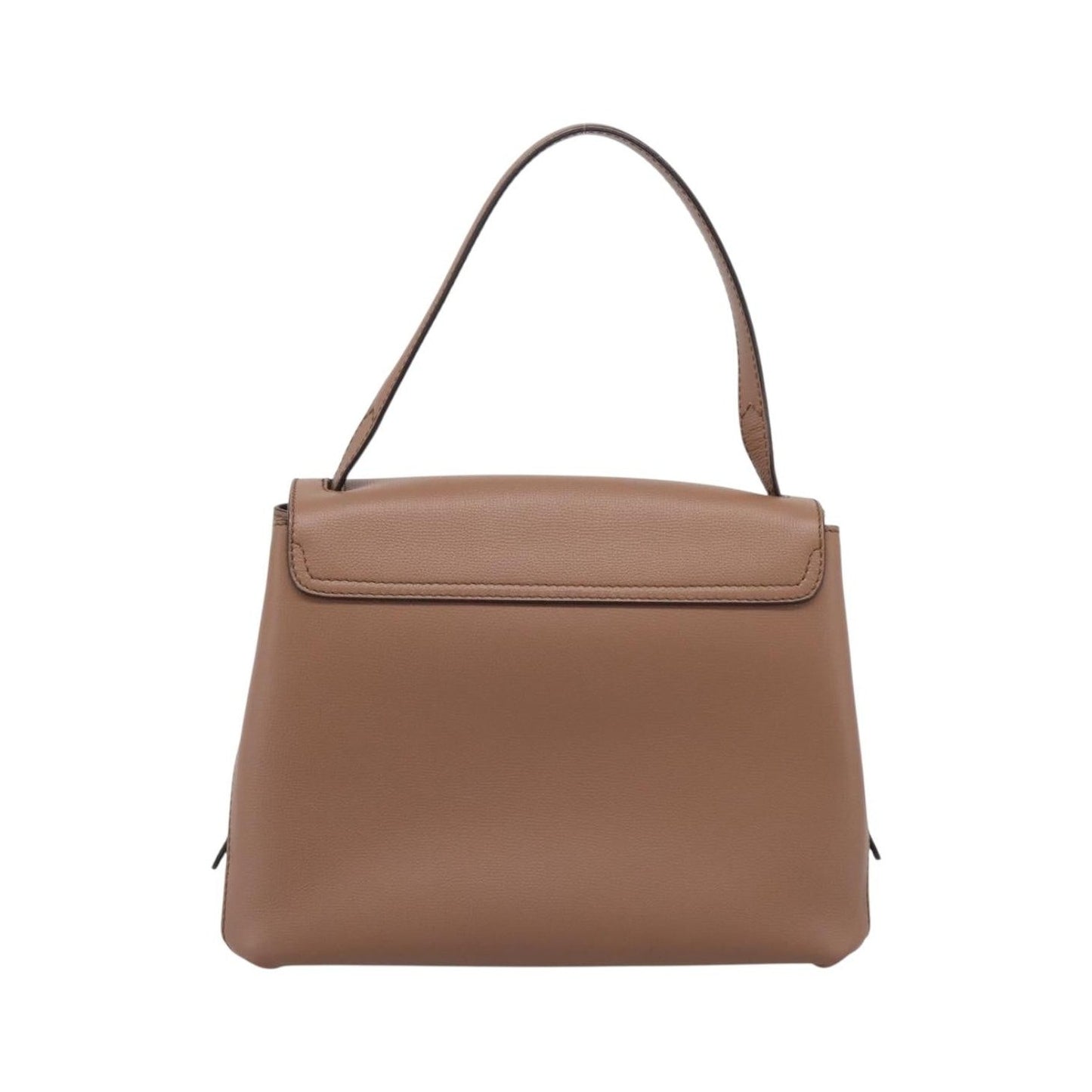 Burberry Camberley Top Handle Leather, Brown, Leather, Shoulder Bag