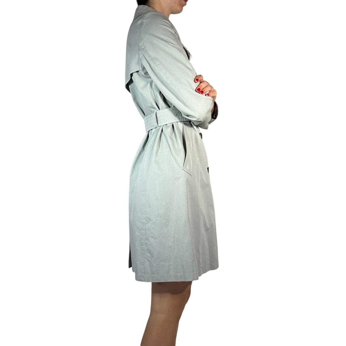 Burberry Double Breasted Trench Coat - Brandsamsara