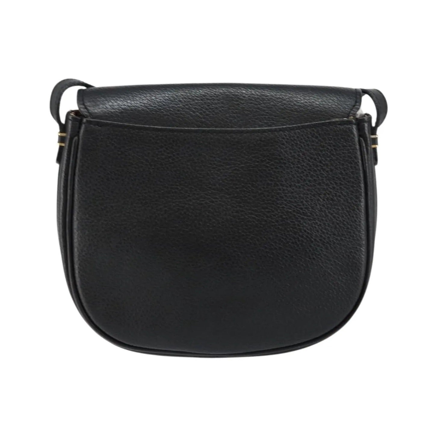 Burberry Flap Shoulder Leather, Black, Leather, Shoulder Bag