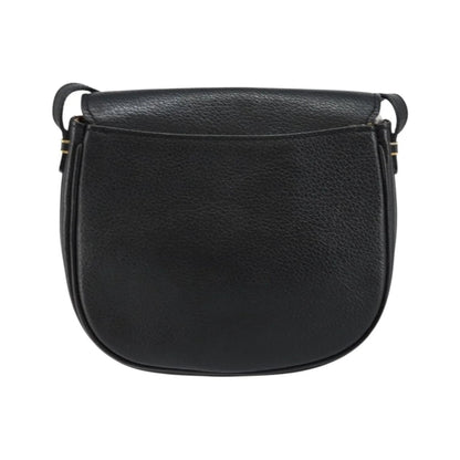 Burberry Flap Shoulder Leather, Black, Leather, Shoulder Bag