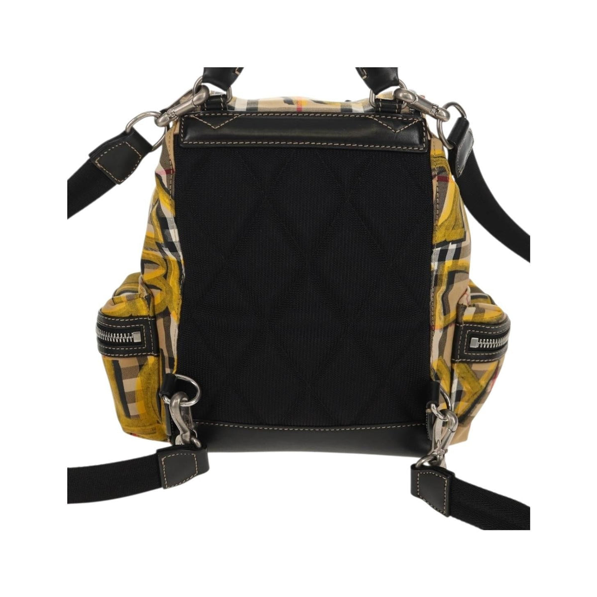 Burberry Graffiti Rucksack Vintage Check Canvas, Beige, Canvas, Backpack