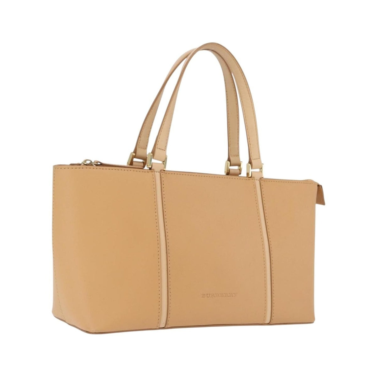 Burberry Handbag Leather, Beige, Leather, Handbag