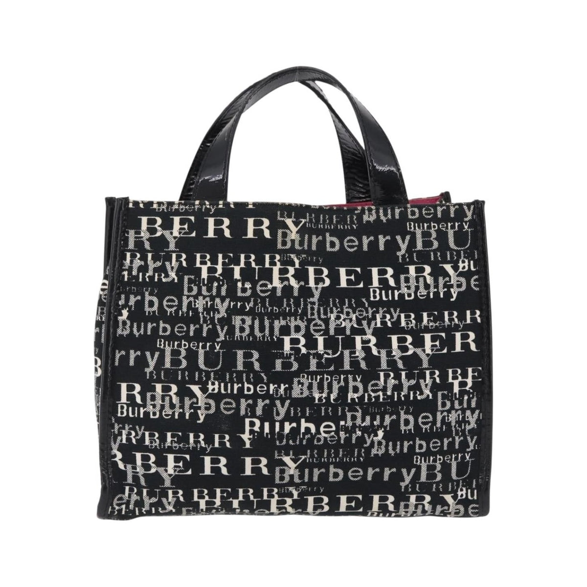 Burberry Logo Trench Nylon, Black, Canvas, Tote Bag