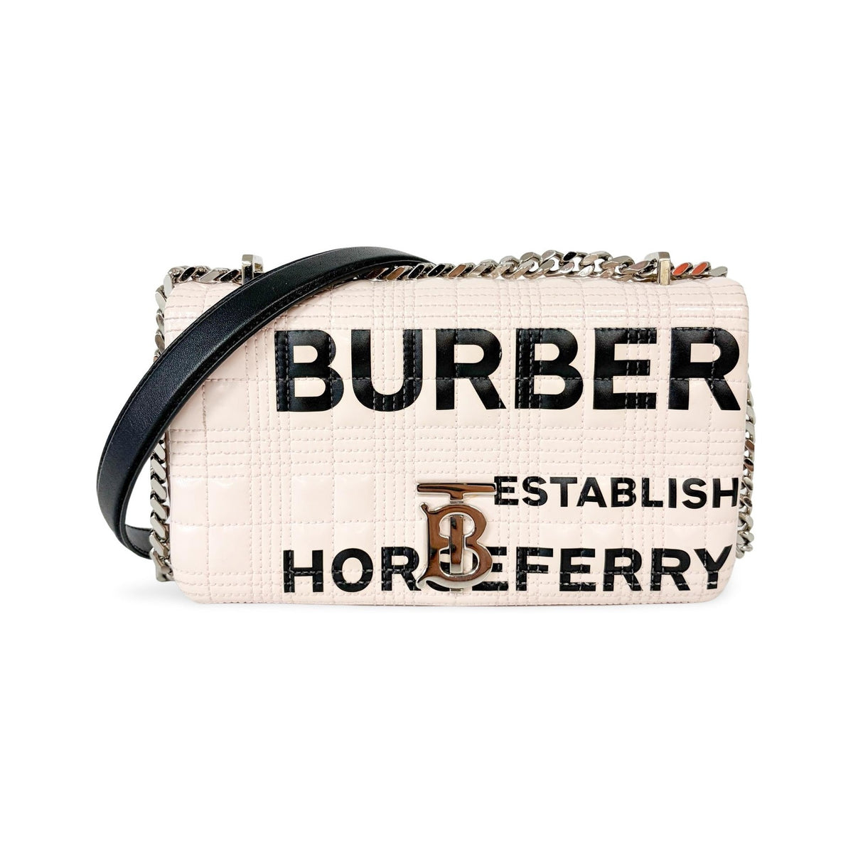 Burberry Lola Bum Quilted Lambskin, Pink, Calfskin, Handbag