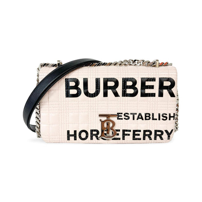 Burberry Lola Bum Quilted Lambskin, Pink, Calfskin, Handbag