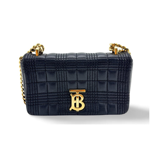 Burberry Lola Bum Quilted Lambskin, Black, Leather, Handbag