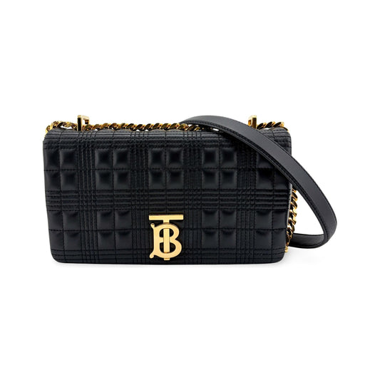 Burberry Lola Bum Quilted Lambskin, Black, Leather, Handbag