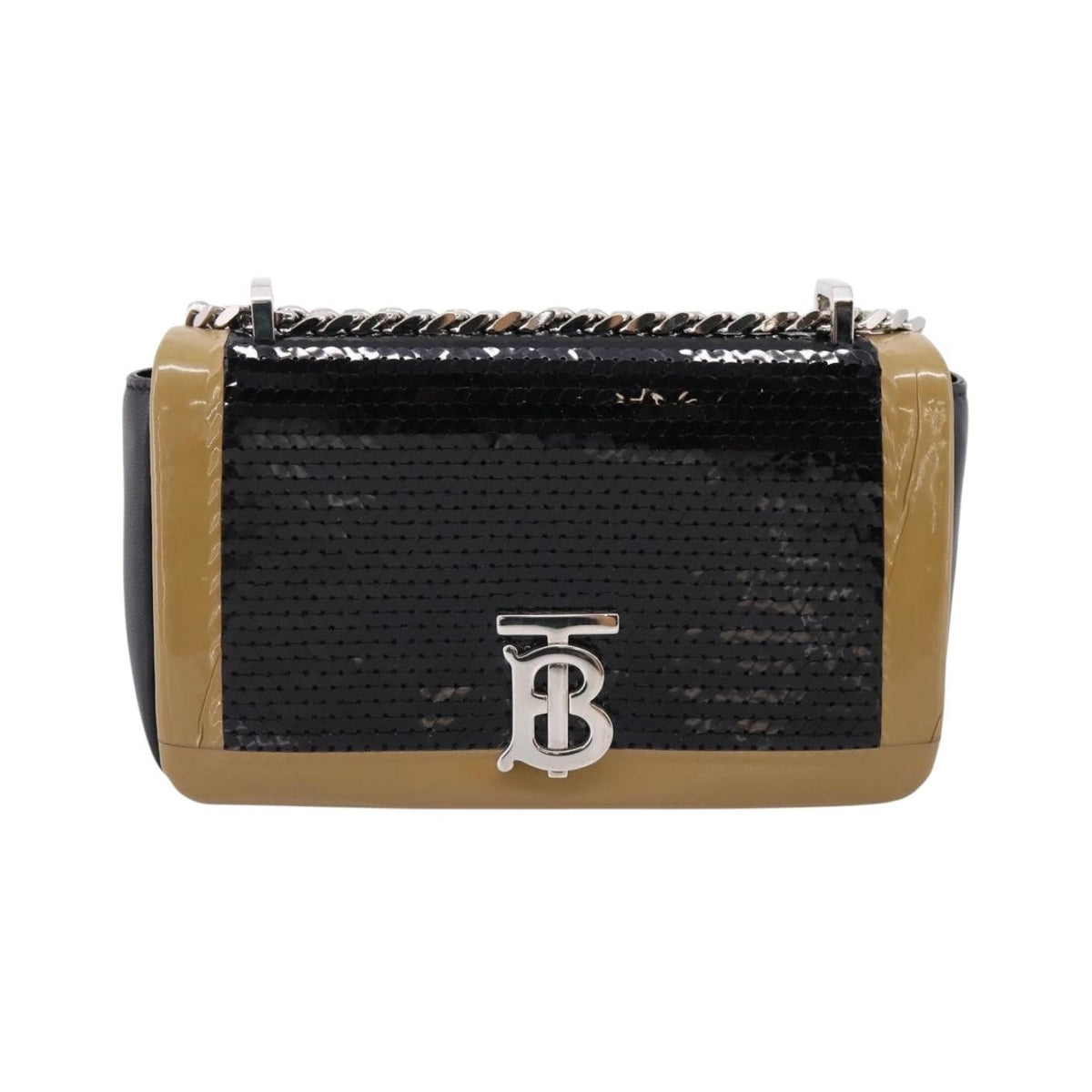 Burberry Lola Quilted Lambskin, Black, Leather, Shoulder Bag
