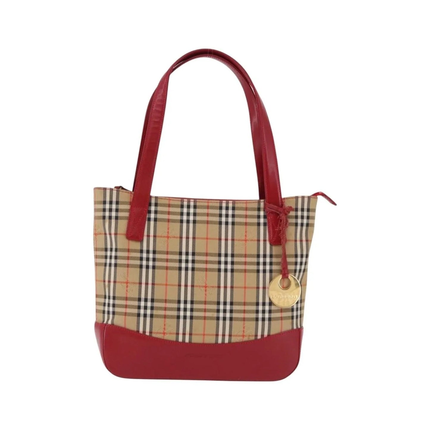Burberry Nova Check Nova Check Canvas and leather, Beige, Canvas, Handbag