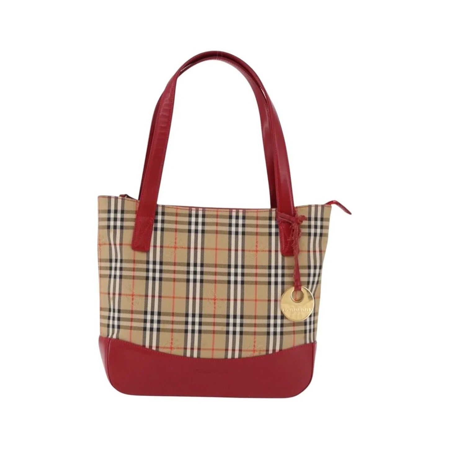 Burberry Nova Check Nova Check Canvas and leather, Beige, Canvas, Handbag