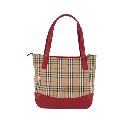 Burberry Nova Check Nova Check Canvas and leather, Beige, Canvas, Handbag