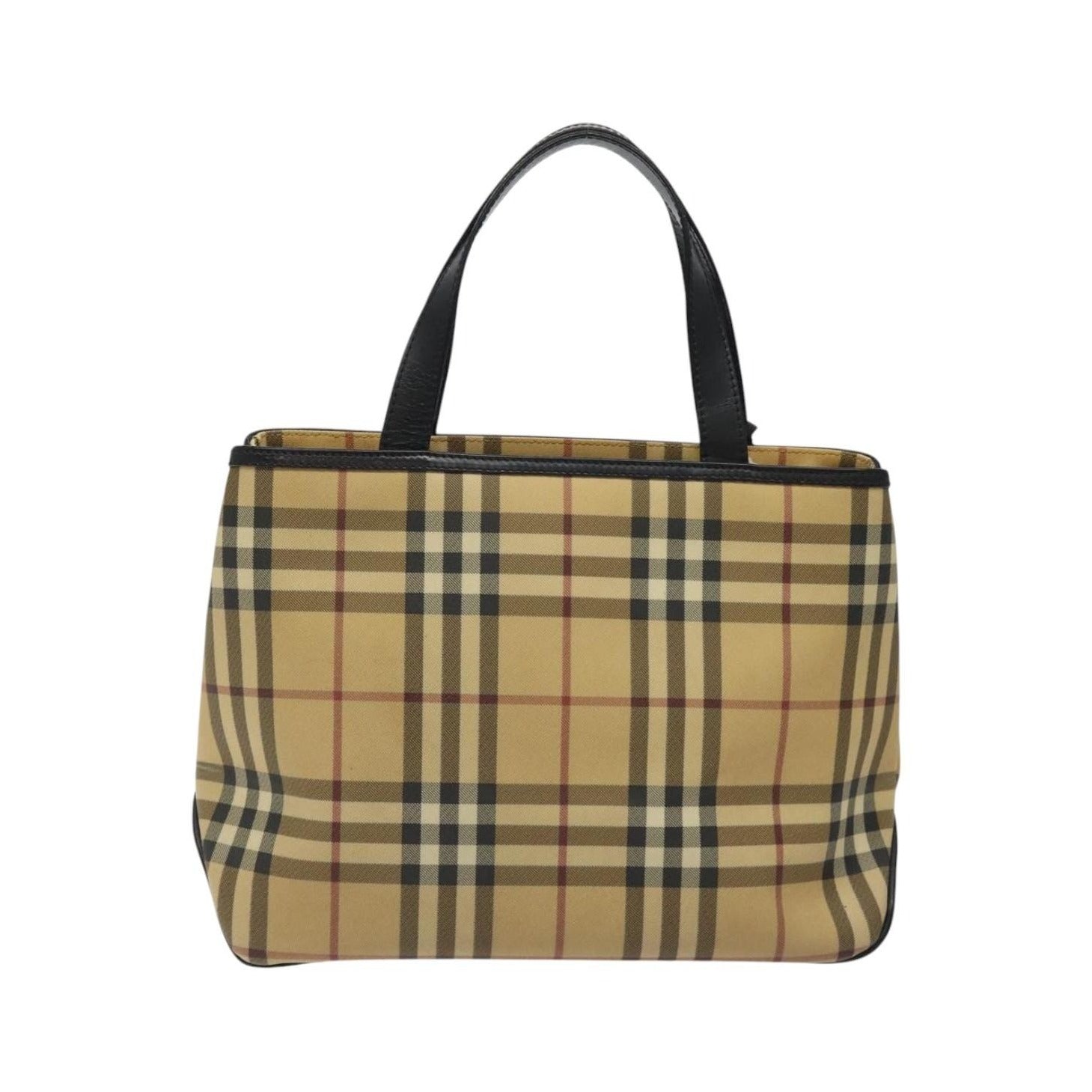 Burberry Nova Check Nova Check Canvas and leather, Beige, Canvas, Handbag