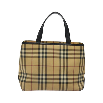 Burberry Nova Check Nova Check Canvas and leather, Beige, Canvas, Handbag
