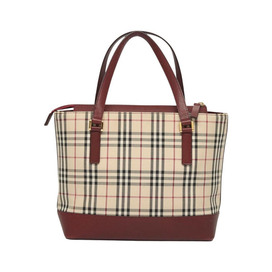Burberry Nova Check Nova Check Canvas and leather, Beige, Canvas, Handbag
