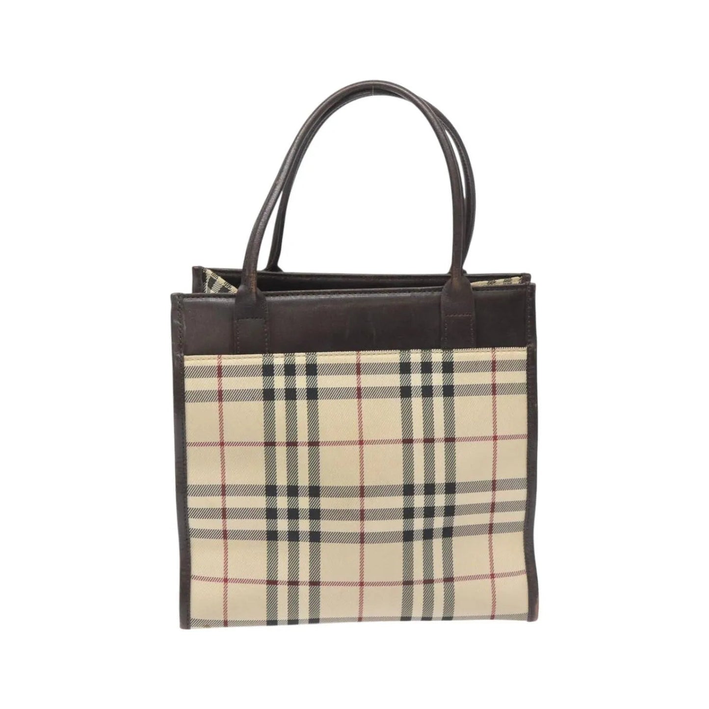 Burberry Nova Check Nylon, Beige, Nylon, Handbag