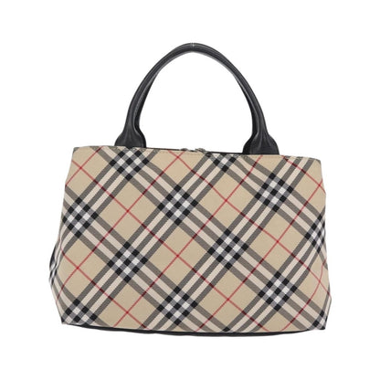 Burberry Nova Check Nylon, Beige, Nylon, Handbag