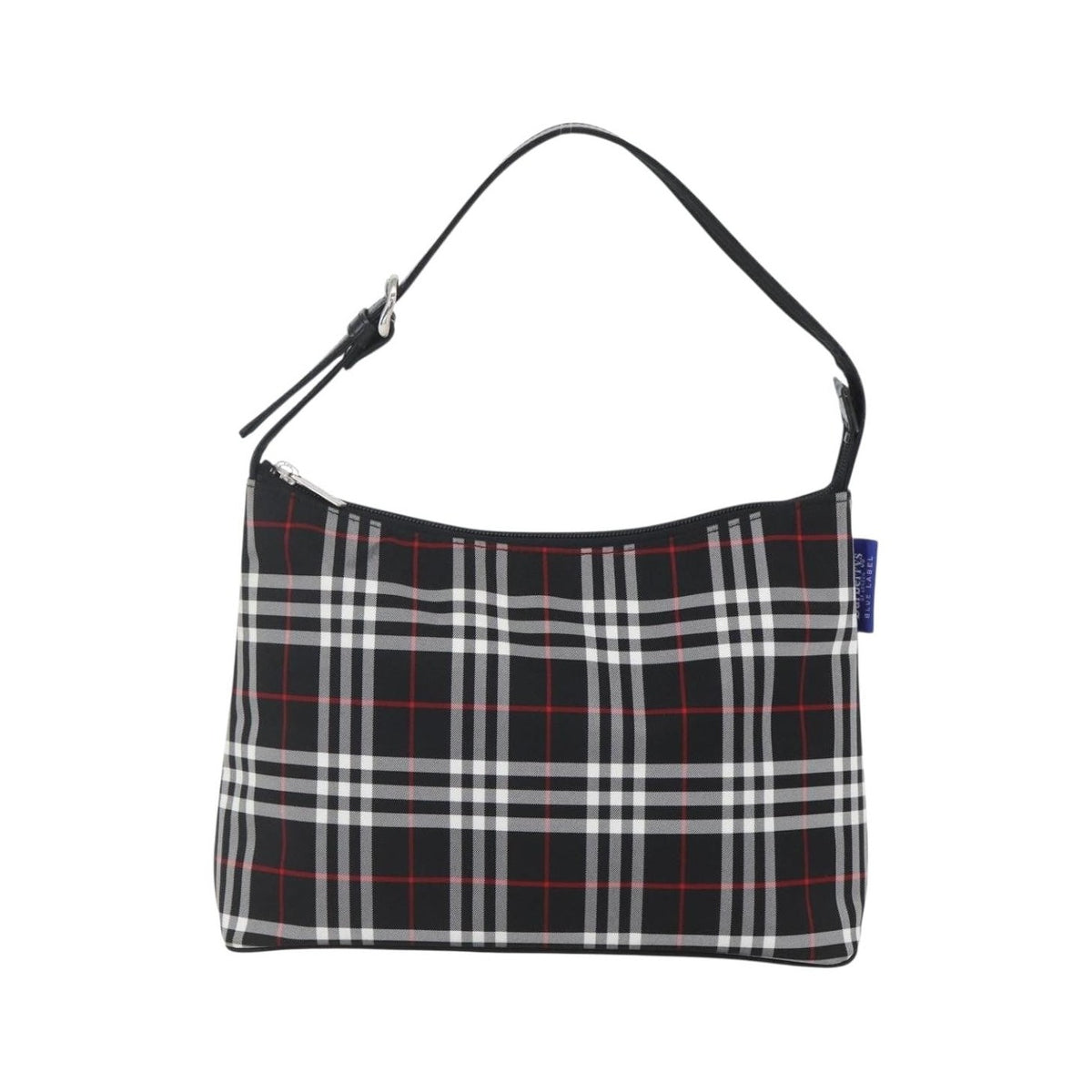Burberry Nova Check Nylon, Black, Nylon, Handbag