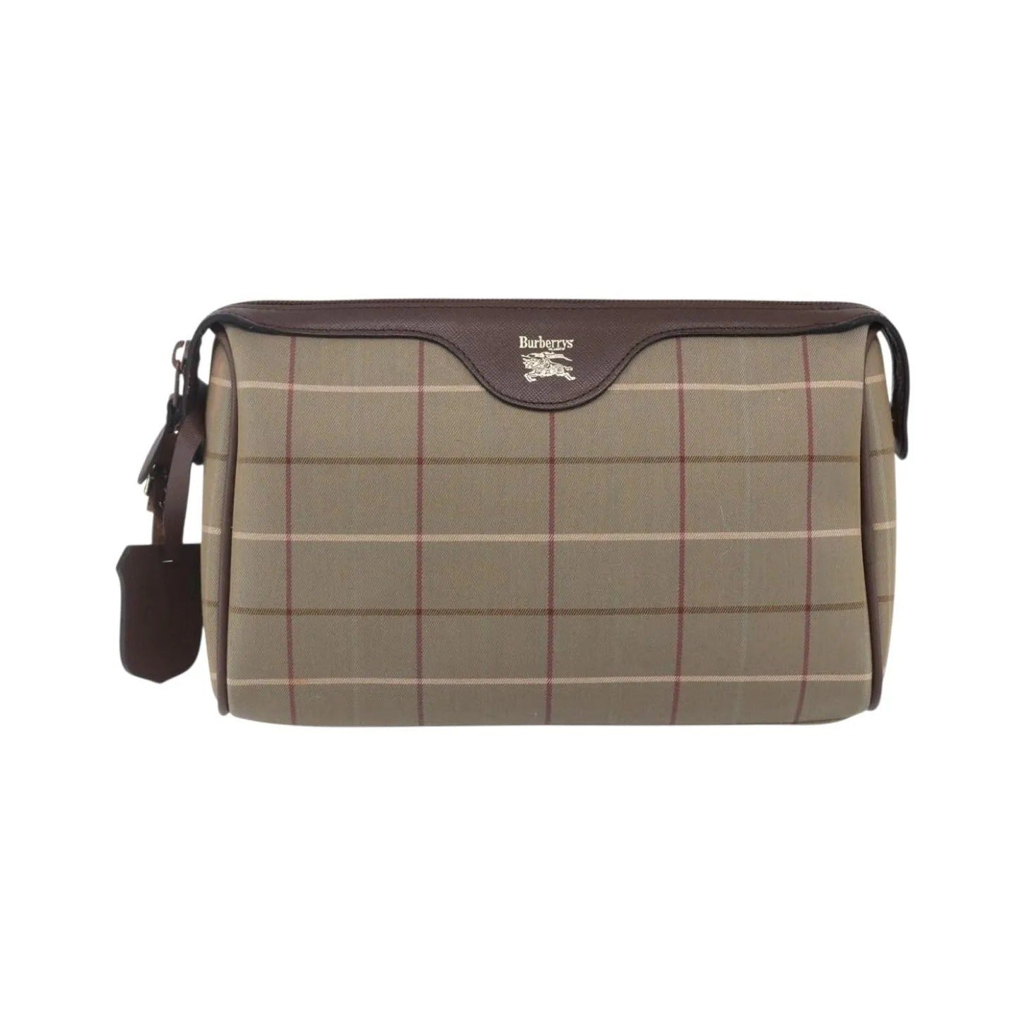 Burberry Nova check Pochette Canvas, Beige, Canvas, Clutch
