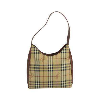 Burberry Nova Check Shoulder Bag Canvas, Beige, Canvas, Shoulder Bag