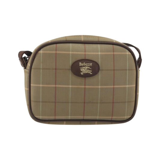 Burberry Nova Check Shoulder Bag Canvas, Beige, Canvas, Shoulder Bag