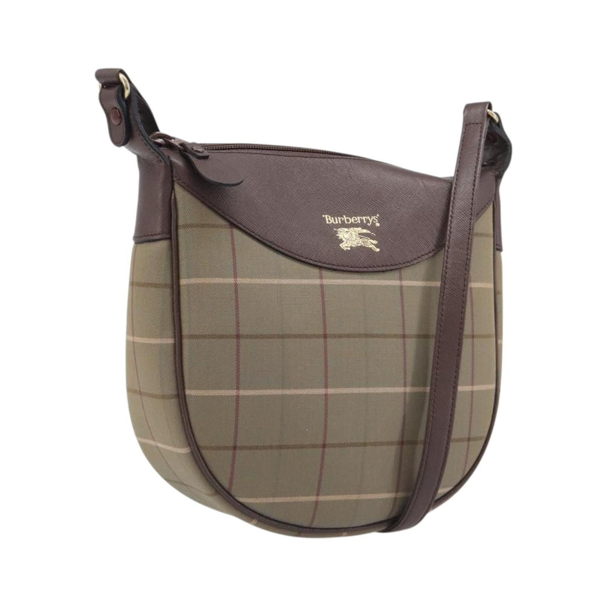 Burberry Nova Check Shoulder Bag Canvas, Brown, Canvas, Shoulder Bag
